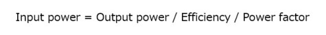 (3) Input Power