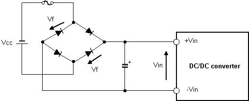 Fig. 1.1 Example of reverse input voltage protection circuit Version 1